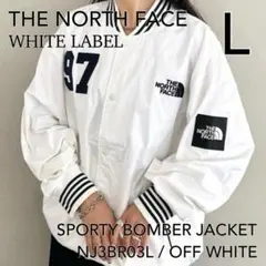 L ホワイト THE NORTH FACE スポーティボンバージャケット 韓国