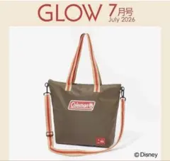 GLOW 2026年7月号付録ディズニーデザイン コールマン2WAYはっ水トートのサムネイル