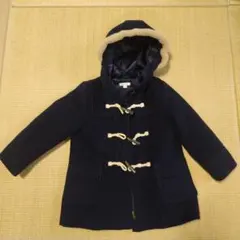 〈クリーニング済み〉a.v.v ダッフルコート ネイビー