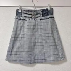ROJITA スカート グレー チェックのサムネイル