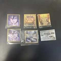 NARUTO 豆ガシャ色紙　第四弾　5点