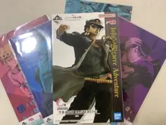 ぽ*ん様 ジョジョの奇妙な冒険 一番くじC賞空条承太郎 F賞空条徐倫 