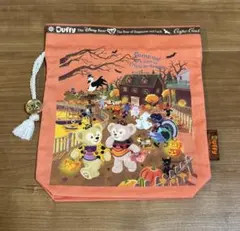 【未使用】ダッフィー 巾着 ハロウィン 東京ディズニーシー