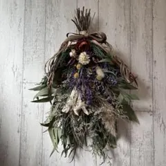 ドライフラワー　スワッグ　No.292