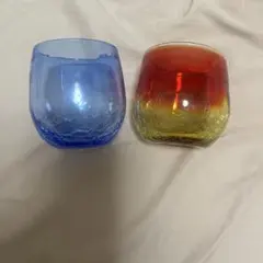 琉球ガラス　ペアカップ