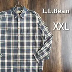L.L.Bean エルエルビーン チェック柄 長袖シャツ XXL TALL
