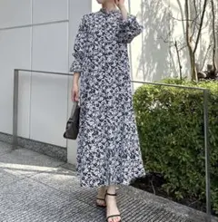 IENA Rouje 花柄 カシュクールワンピース IENA】Rouje フラワーカシュクールワンピース - メルカリ