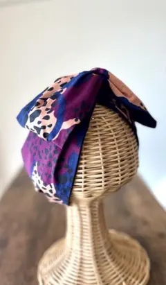 ワイヤーターバン ヘアバンド