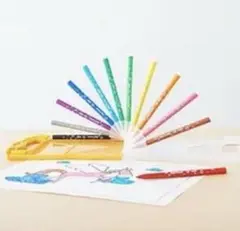 BIC Kids カラーペン12色 レインボーケース