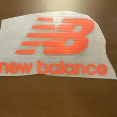 New Balance アイロンプリントシート 赤