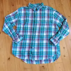 Levis silverTab オーバーサイズチェックシャツ S