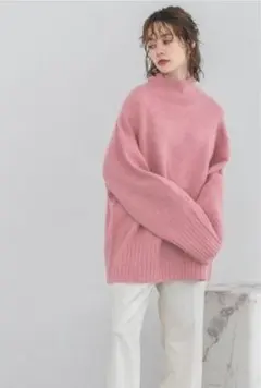 JEANASIS 5Gストレッチカラーハイネックプルオーバー