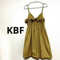 KBF シャーリングミニワンピース イエローのサムネイル