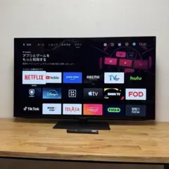 SHARP 55V型 4K 有機ELテレビ AQUOS 4T-C55DQ1