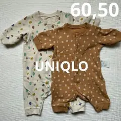 UNIQLO BABY ロンパース 50・60cm 2点セット