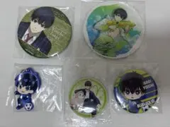 ブルーロック　潔世一　缶バッジ　ラバーキーホルダー　アクリルコースター