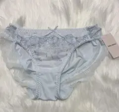 tutuanna水色 刺繍付きレースショーツ M 新品未使用品