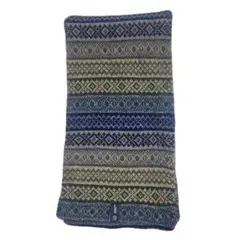00s OLD GAP マフラー wool100% フェアアイル柄