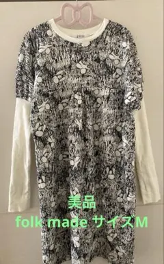 folk made 長袖ワンピース Mサイズのサムネイル