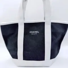CHANEL シャネル BEAUTE ミニトートバッグ ブラック ホワイト