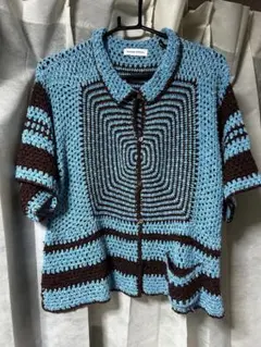 MAISON SPECIAL メゾンスペシャル　ハンドクロシェニットシャツのサムネイル