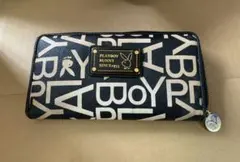 C*O様 PLAYBOY ロゴデザイン 長財布 黒のサムネイル