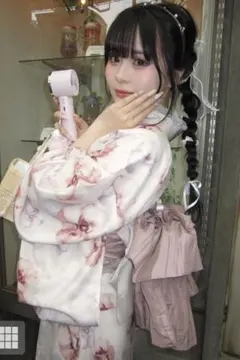 グレイル　3点セット2Way花柄セパレート浴衣[fy025]