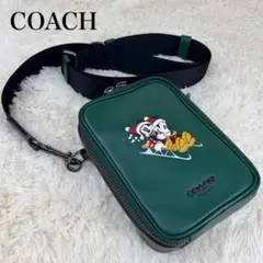 ★極美品★ COACH × Disney コラボ レザー クロスボディバッグ