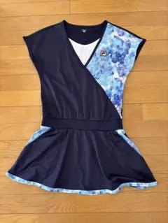FILA 水彩模様 テニスウェア ワンピース S