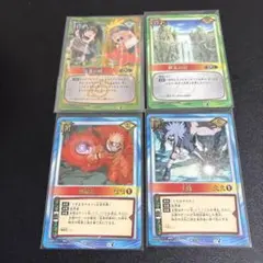 NARUTOカードゲーム 4枚セット 終末の谷 決着の時　螺旋丸　千鳥 NARUTOカードゲーム 4枚セット 終末の谷 決着の時 螺旋丸 千鳥 - メルカリ