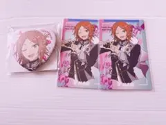 あんスタ　スタフォニ　ハート缶バッジ　カード　葵ゆうた