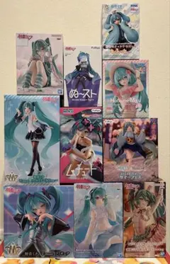新作 初音ミクプライズ まとめ売り！ 8点クロミミクt-most シナモ