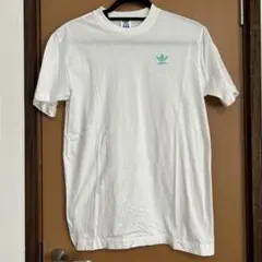 adidas トレフォイル刺繍 Tシャツ ホワイト
