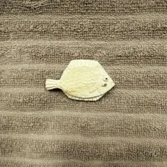 木彫りカレイ 魚 彫刻 置物 アート 鰈