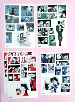 名探偵コナン　シールくじびき　シールくじ　4種5枚