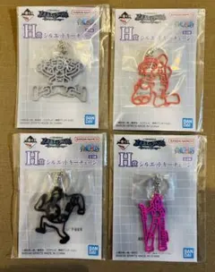 新品　ONE PIECE ルフィ ニカ くま ボニー シルエットキーチェーン