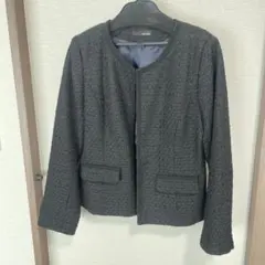 【シューラルー】ツイードジャケット　黒　卒業式　フォーマル