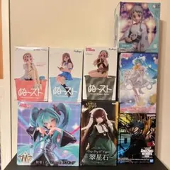 初音ミク　プライズフィギュア　ぬーどるストッパー等　まとめ売り　　8点セット プライズフィギュア 8点セット まとめ売り 初音ミク ぬーどる