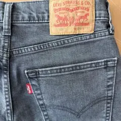 Levi's ダークグレー ストレートデニム 505W29L32
