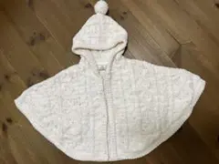 ジェラートピケ　ニットベビーポンチョ