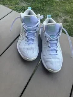 ASICS バスケットボールシューズ ホワイト/ミント