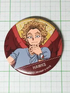 ホークス　ワールドヒーローズミッション　缶バッジ　僕のヒーローアカデミア
