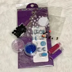 ネイルパーツ シール・グリッター等 8点セット まとめ売り