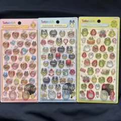 たまごっち⭐︎ボンボンドロップシール 3種セットまめっち、くちぱっち、めめっち