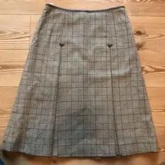 チェックスカート タイトスカート