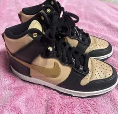 Nike ハイカットスニーカー ベージュ/黒