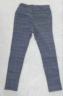 マタニティパンツ チェック柄