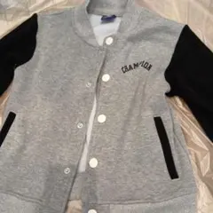 CHAMPION ボンバージャケット グレー/ブラック