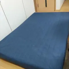 ✨ネイビー 脚付きセミダブルべット　値下げ中　近県限定無料配達✨