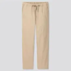 UNIQLO コットンリラックスアンクルパンツ M ベージュ